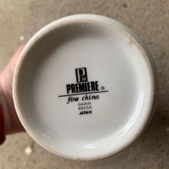 Premiere Fine China Dawn B9056 Creamer Pitcher Japan - Picture 6 of 6